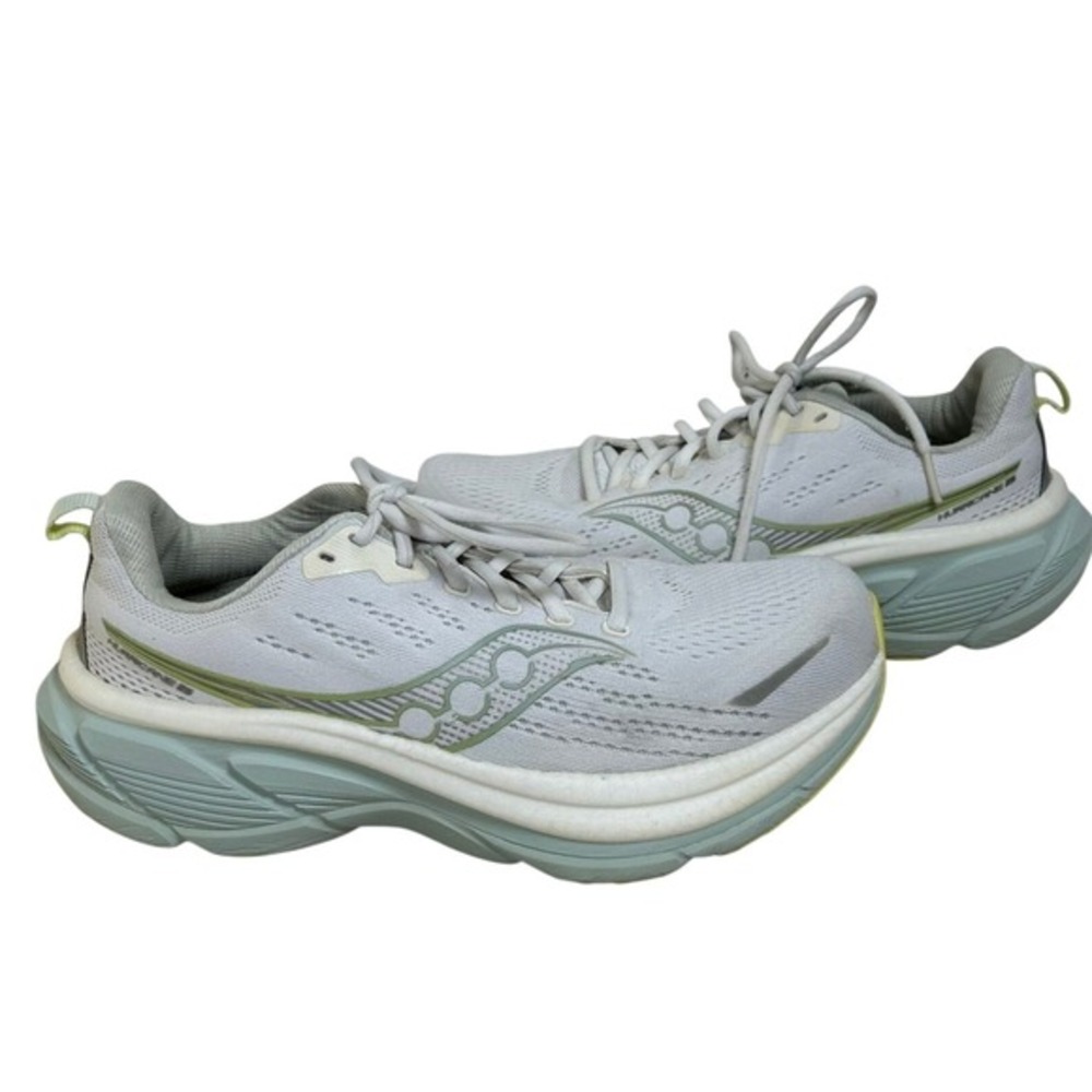 Saucony Hurricane 23 Womens‎ Running Shoes White Mint S11027-241 Size 10